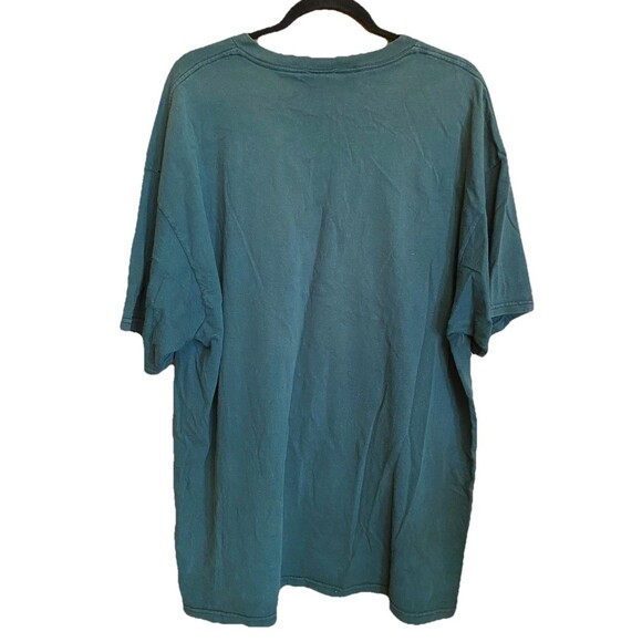 VINTAGE 1990S NIKE AIR SWOOSH GRAPHIC T SHIRT MEN'S SIZE XL MADE IN USA GREEN - Picture 6 of 7